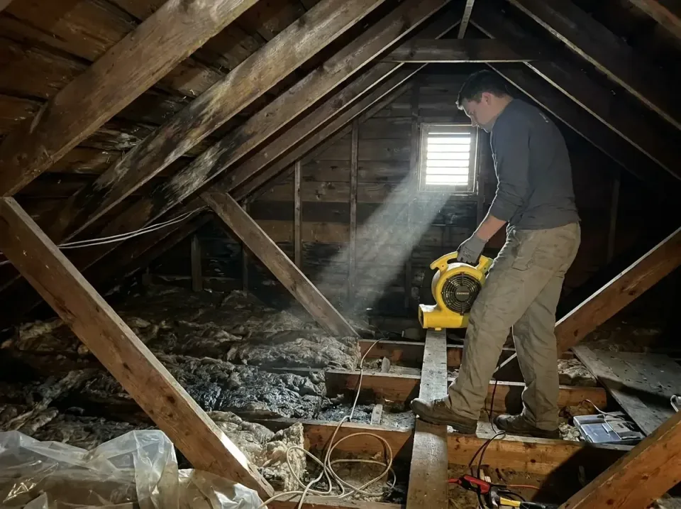 attic-water-damage-drying-proc-007 — frequently asked questions, Emergency Water Extraction & 24/7 Flood Response in East It…
